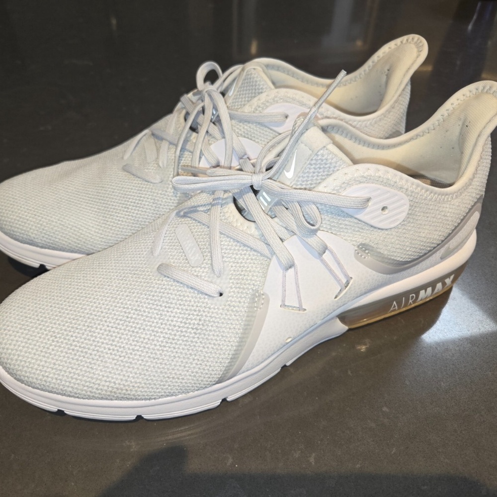 Nike Air Max Sequent 3 Mens Size 12 'White Gum' Athletic Shoes 921694-101